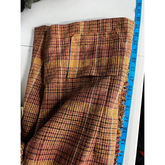 Coldwater Creek Cotton Houndstooth Blazer Jacket V#B193 Multicolor Size 12 - Picture 10 of 10